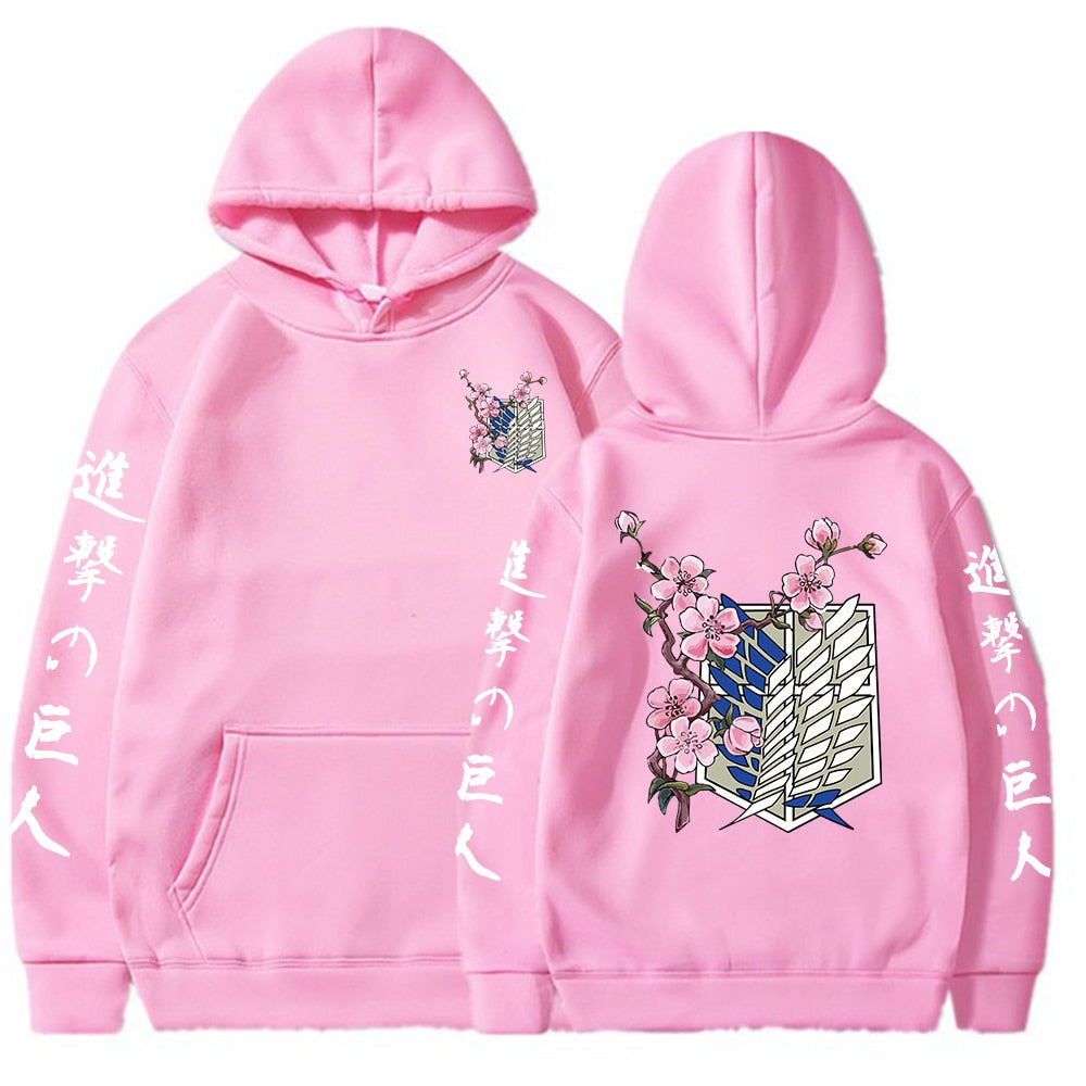 Attack On Titan Flower Blossom Hoodie