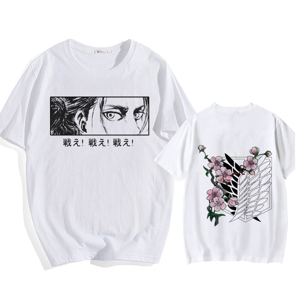 Attack On Titan White T-Shirt