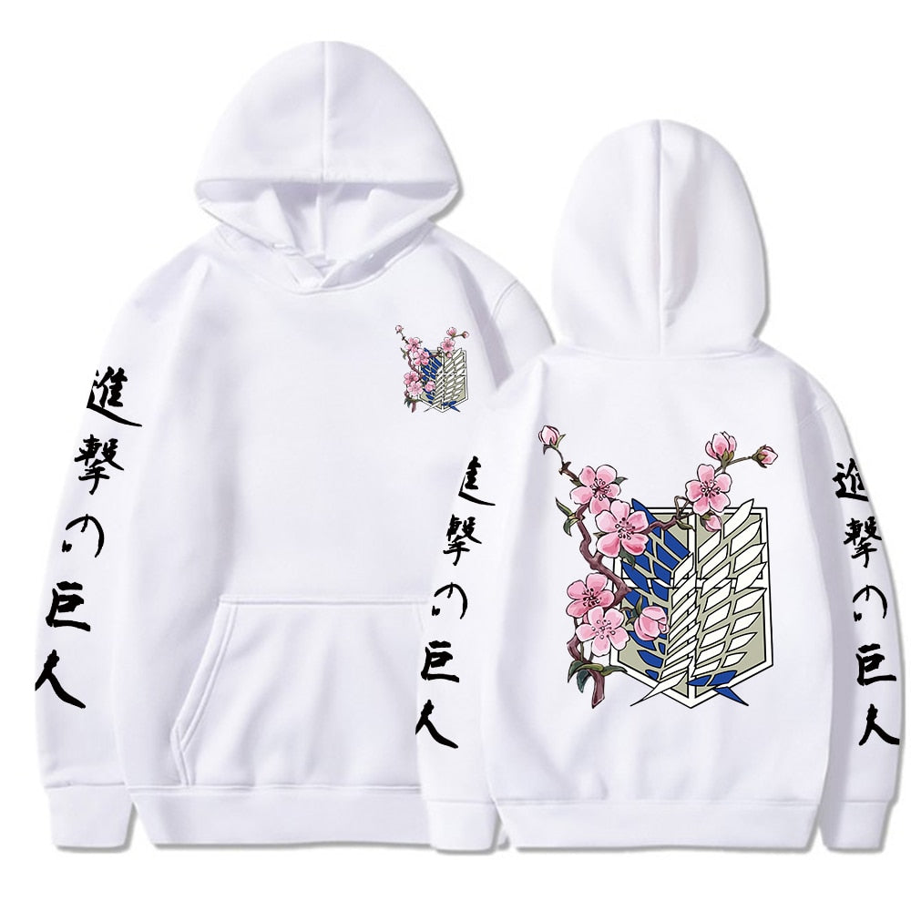 Attack On Titan Flower Blossom Hoodie