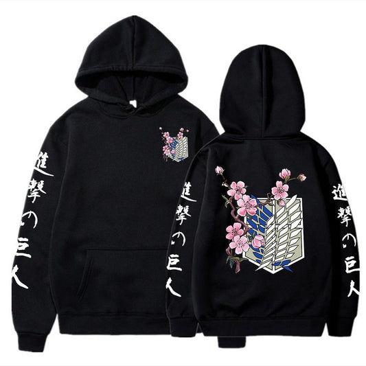 Attack On Titan Flower Blossom Hoodie